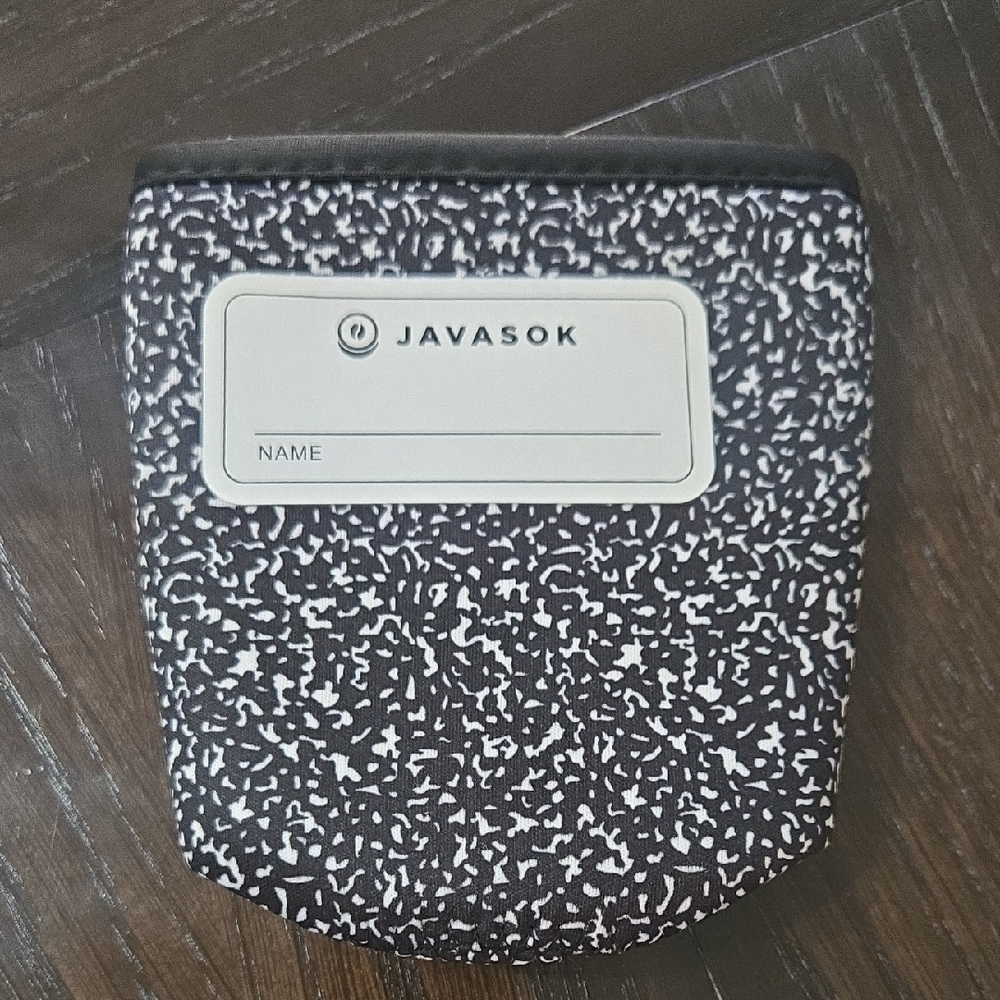 Javasok MEDIUM size Black and White Sleeve